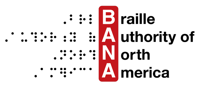 Logotipo de la Braille Authority of North America (BANA)