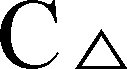 C con triángulo
